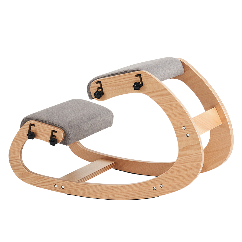 Gri Döşemeli Koltuk Diz Çökmüş Ofis Koltuğu(Y-C33)