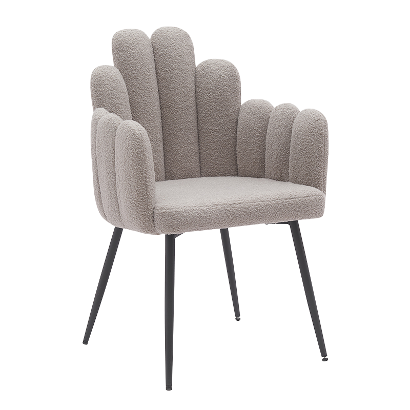 Gri Siyah Metal Ayaklı Yemek Odası Sandalyeleri(Y-C14)