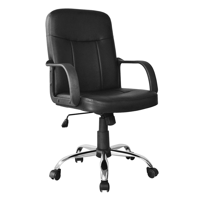 Orta Arka PP Kolçaklı Krom Tabanlı Çalışma Ofis Koltuğu(Y-2744)