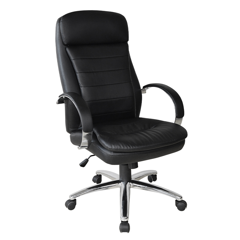 Yüksek Sırtlı Krom Pedli Kolçaklı Yönetici Ofis Koltuğu (Y-2820)